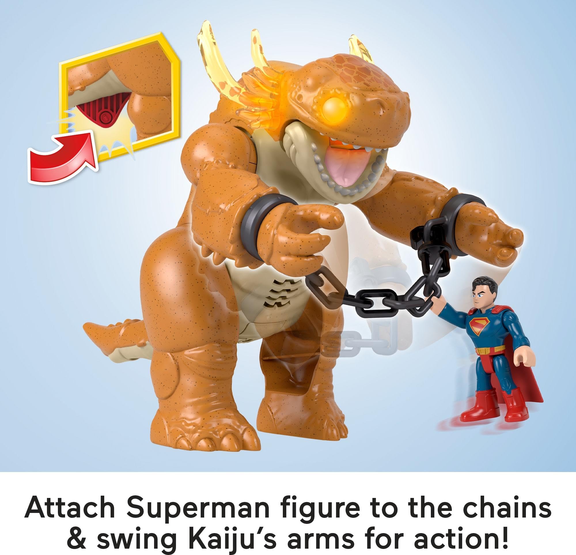 Amazon.co.jp: Fisher-Price Imaginext スーパーマン おもちゃ ライト
